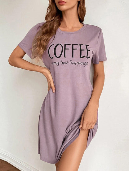 Women's Milk Silk Pajama Dress
