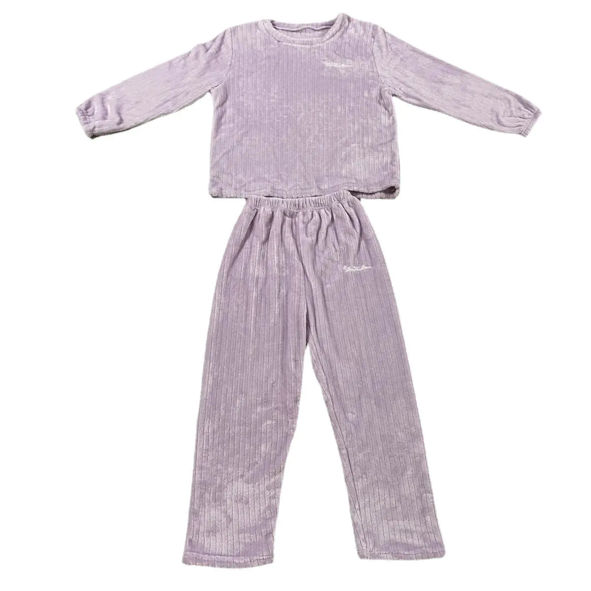 2023 Women's Coral Fleece Thick Pajama Set (2 Pieces)