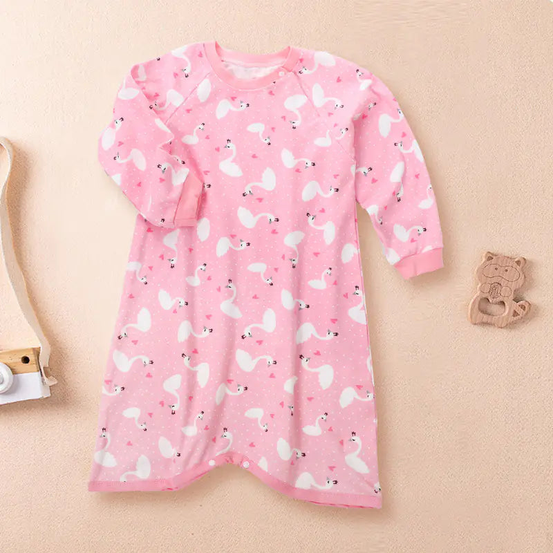 Baby Long Sleeve Sleep Dress and Sleep Bag for Newborns