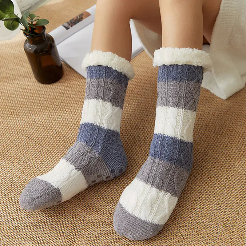 Warm Thick Non-Slip Coral Fleece Socks