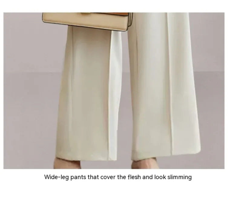 Wide-leg Pants Two-piece Set