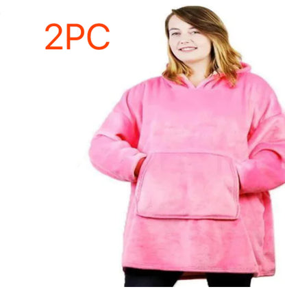 Plush Hoodie Blanket for Cozy Comfort