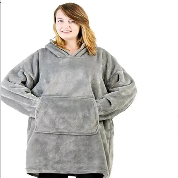 Plush Hoodie Blanket for Cozy Comfort