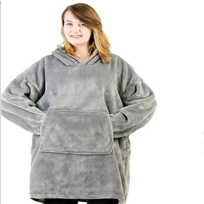Plush Hoodie Blanket for Cozy Comfort