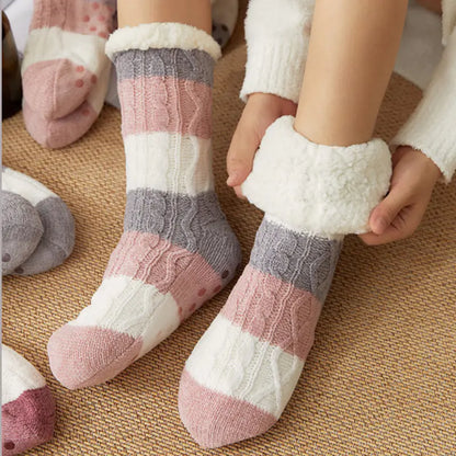 Warm Thick Non-Slip Coral Fleece Socks