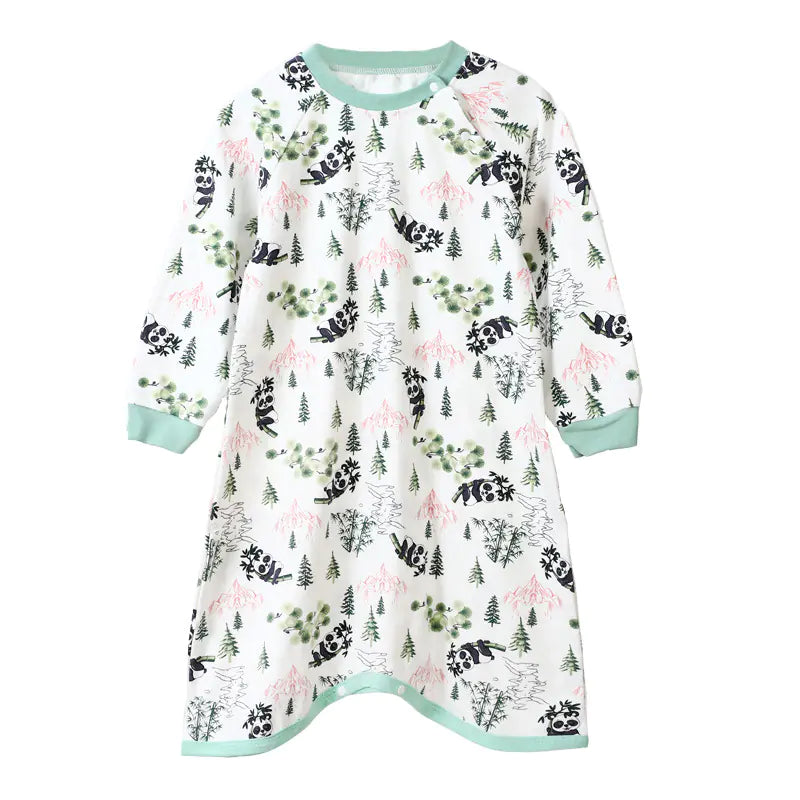 Baby Long Sleeve Sleep Dress and Sleep Bag for Newborns