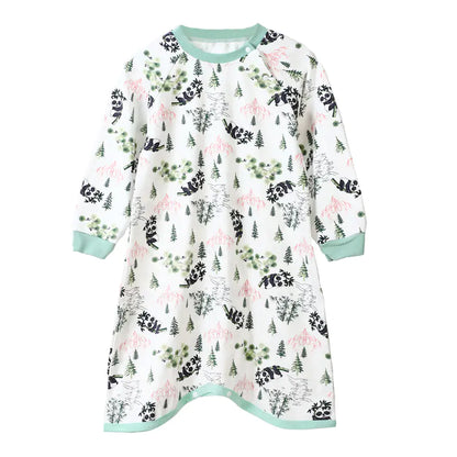 Baby Long Sleeve Sleep Dress and Sleep Bag for Newborns