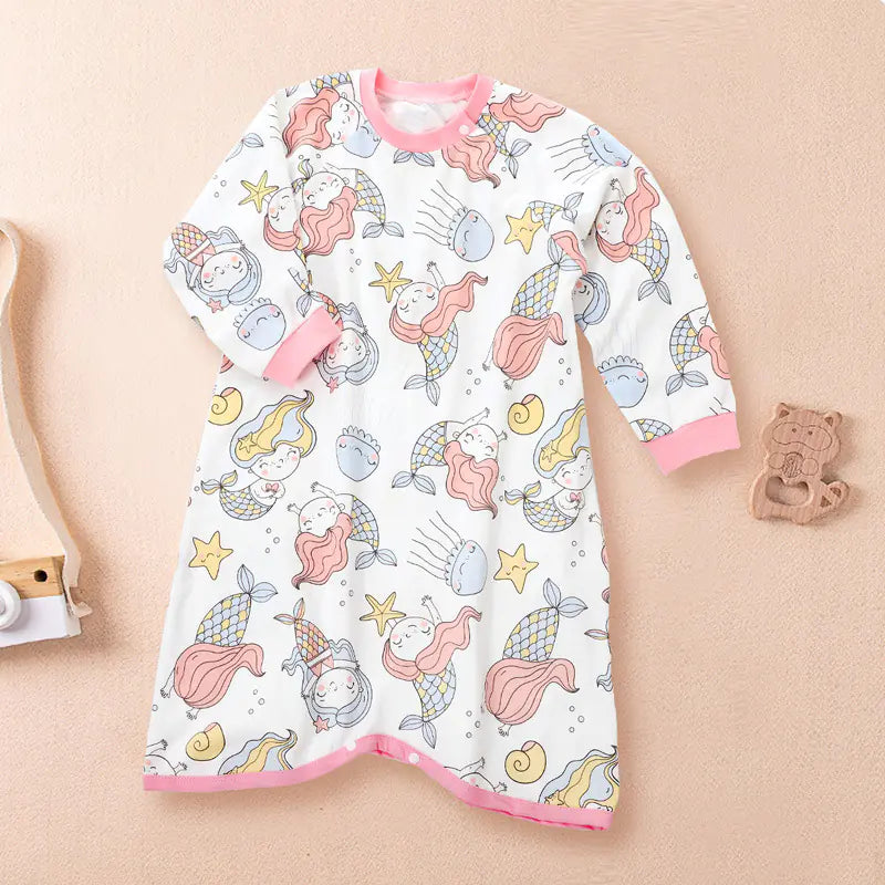 Baby Long Sleeve Sleep Dress and Sleep Bag for Newborns