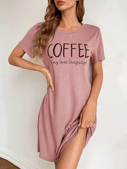 Women's Milk Silk Pajama Dress