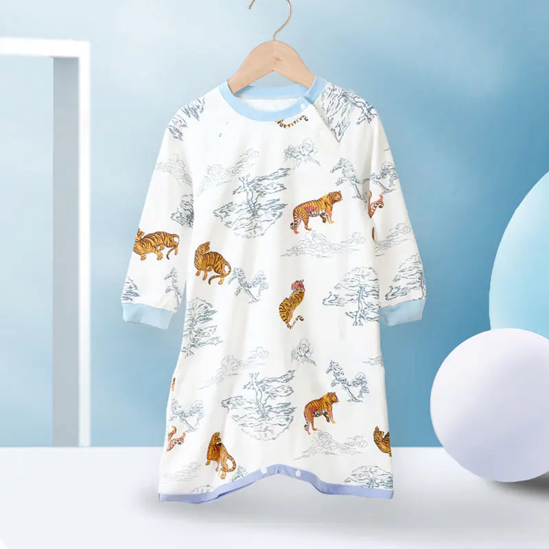 Baby Long Sleeve Sleep Dress and Sleep Bag for Newborns