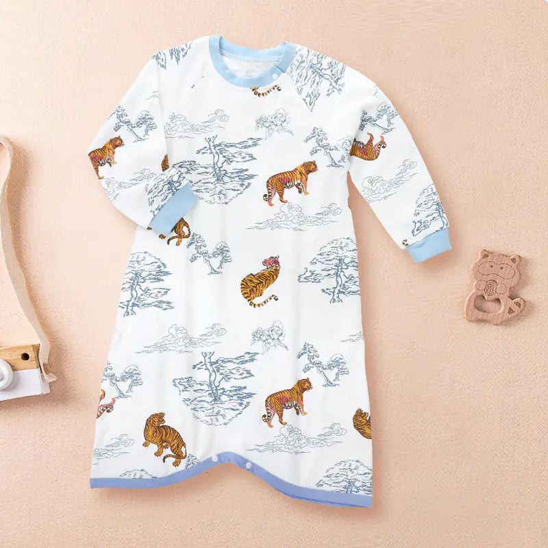 Baby Long Sleeve Sleep Dress and Sleep Bag for Newborns